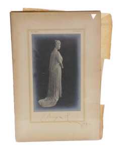 A signed photograph of Queen Mary, by the photographer May Wrightson, 41 New Bond Street, dated...