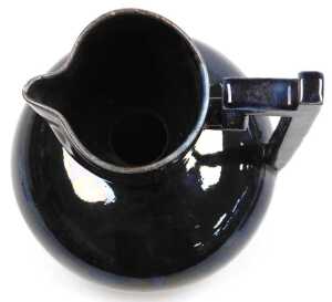 A late 19thC Samuel Lear Arts and Crafts Japanese style pitcher, designed by Christopher Dresser,... - 4