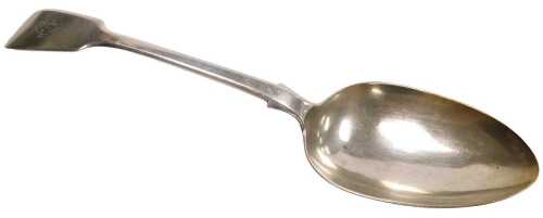 A Victorian silver Fiddle pattern table spoon, Exeter 1839, 1.81oz.