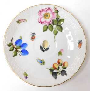 An associated 20thC Herend porcelain part tea and coffee service, painted with fruits, nuts and... - 2