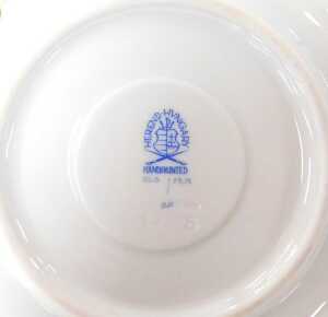 An associated 20thC Herend porcelain part tea and coffee service, painted with fruits, nuts and... - 4
