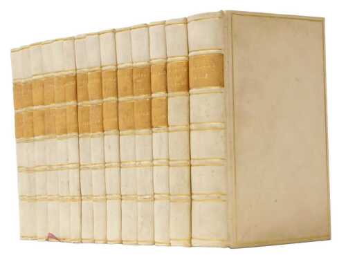Tennyson (Alfred). The Works, 12 vols, gilt tooled white cloth, together with Ingelow's Poems,...