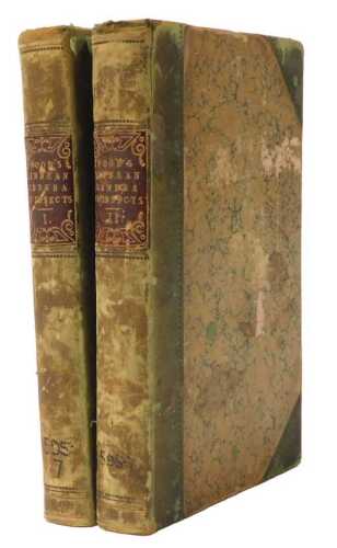 Wood (W). Illustrations of the Linnaean Genera of Insects, 2 vols, green cloths with marbled...
