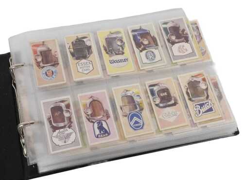 A collection of cigarette cards, including Lambert and Butler Motor Cars, Lambert and Butler...