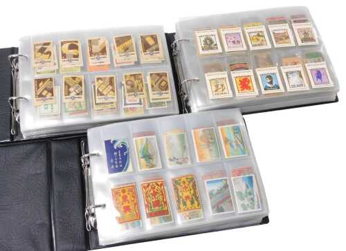 A collection of matchbox labels and matchbooks, various manufacturers, contained in three albums.