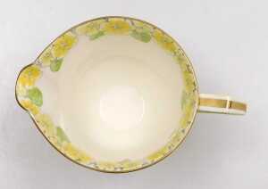 A Paragon and Crownford porcelain Primrose pattern part tea service, comprising Crownford teapot,... - 4