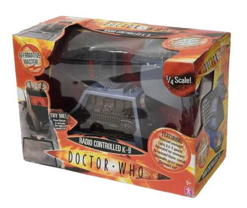 A Doctor Who radio controlled K-9 model, in original box.