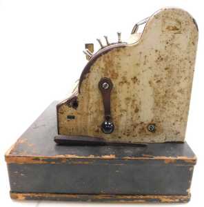 An early 20thC Service National cash till, S5014543, N-1652-D. - 4