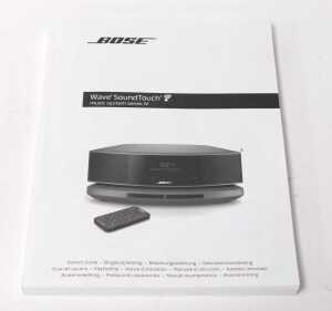 A Bose Wave SoundTouch music system, series IV, with remote and instructions. - 5