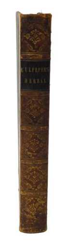 Culpeper (Nicholas). The Complete Herbal, with the English Physician Enlarged, new edition, half...