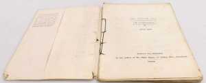 Leese (Arnold). The Jewish War of Survival, first edition cyclostiled copy, with dust wrapper,... - 2