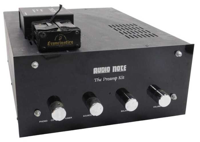 An Audio Note Preamp Kit, together with a Theta Timebass Linque Conditioner, and a Francinstien...