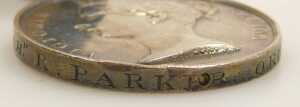 A Queen Victoria South Africa medal, named to R Parker, Ord, HMS Shah. - 5