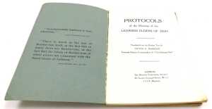 Nilus. Protocols of The Learned Elders of Zion, translated from the Russian by Victor E Marsden,... - 3