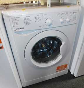 An Indesit washing machine, 6kg.