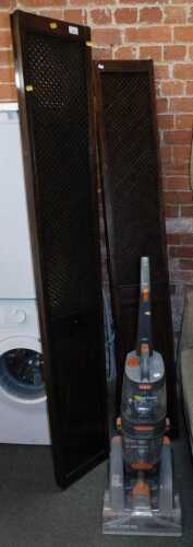 A Vax Dual Power carpet cleaner, and a pair of hardwood bi-fold wardrobe doors.