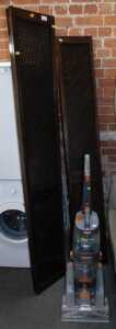 A Vax Dual Power carpet cleaner, and a pair of hardwood bi-fold wardrobe doors.