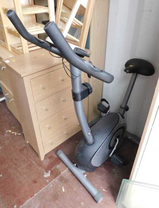 A Body Sculpture exercise bike.