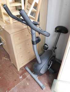 A Body Sculpture exercise bike.