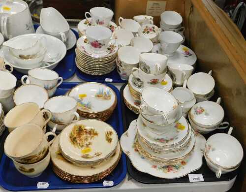 Ceramics, to include tea services and part tea services by Colclough, Chinese origin, Queen Ann,...