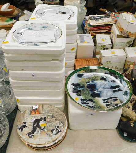 Ceramics, to include a selection of collectors plates by Danbury Mint and Border Fine Arts,...