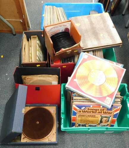 Musical interest, to include LP records, mostly easy listening, cassette tapes, mostly easy...