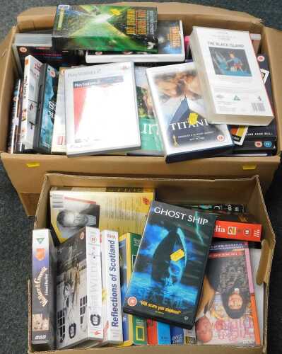 Audio and visual, to include VHS cassettes including A Grand Day Out, Wilde, Secrets of the...
