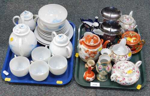 Ceramics, to include Oriental design breakfast service, to include pots, teapots, cups and...
