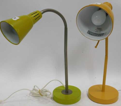An Ikea lamp, and a Sven desk lamp. (2)