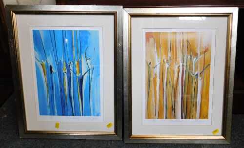 Two Tim Steward artist signed limited edition prints, comprising Sing a New Song, 45/500, and...