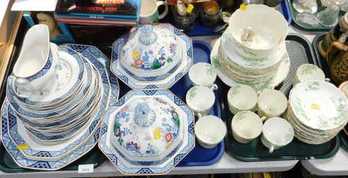 A Booths Netherlands pattern part dinner service, together with further part tea service...