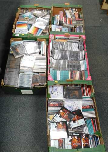 CDs, mixed genre, to include ACDC, Citizen, etc. (contents under 1 table)