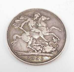 Coin. A Victorian crown 1891. - 2