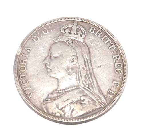 Coin. A Victorian crown 1890.