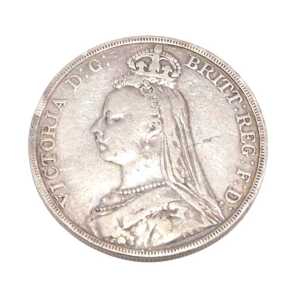 Coin. A Victorian crown 1890.