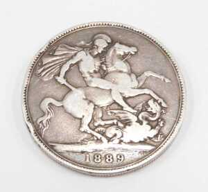 Coin. A Victorian crown 1889. - 2