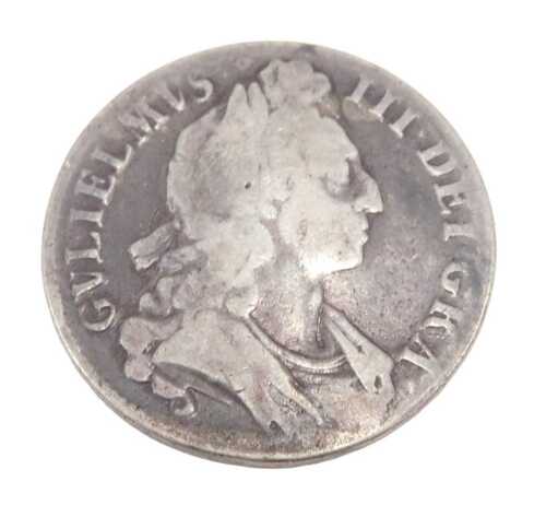 Coin. A William III crown.