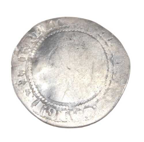 Coins. An Elizabeth I six pence MM Coronet style.