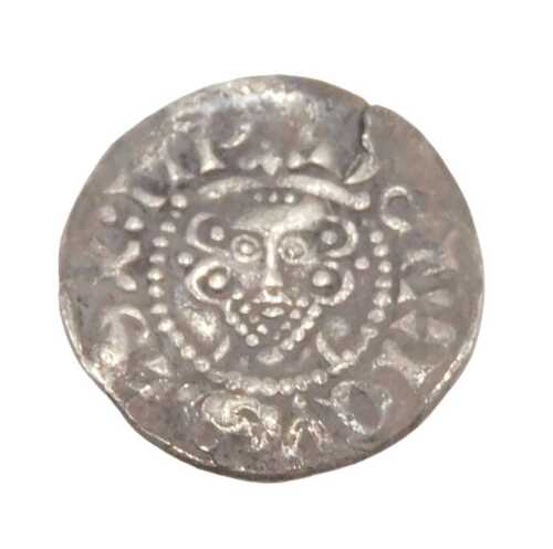 Coins. A Henry III long cross penny.