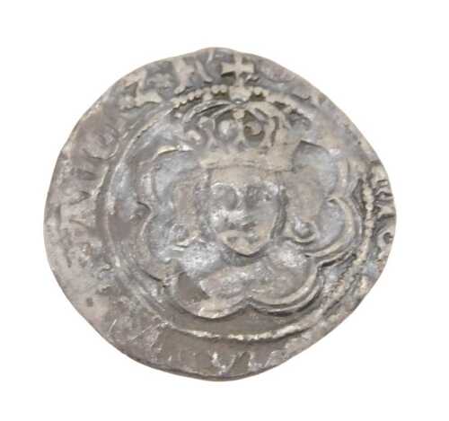 Coins. A Henry VII half groat.
