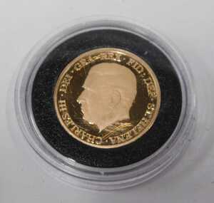 An East India Company London 2024 William Wyon Una and The Lion sovereign five gold proof coin... - 2