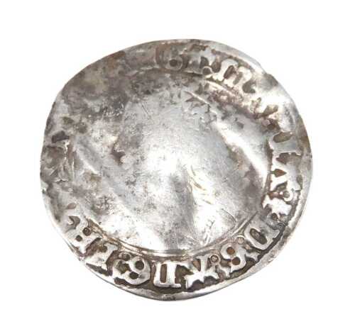 Coins. A Mary Tudor silver groat, probably 1593/4.