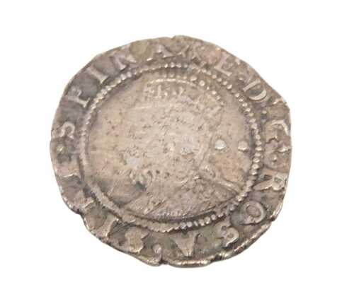 Coins. An Elizabeth I silver half groat 1582.
