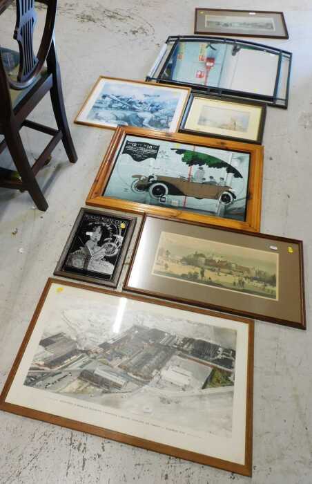 Pictures, prints, mirrors, etc. (a quantity)