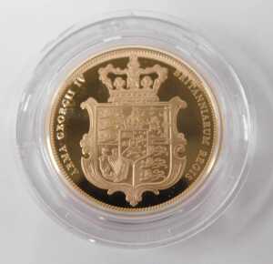 A Royal Mint The Sovereign 2025 five gold proof set, comprising five sovereign piece, double... - 4