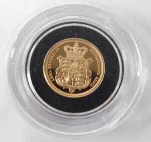 A Royal Mint The Sovereign 2025 five gold proof set, comprising five sovereign piece, double... - 7