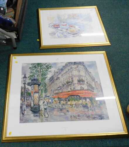 Hazel Soan. Cakes, print, and a further Tsar artist signed limited edition print number 84/600,...