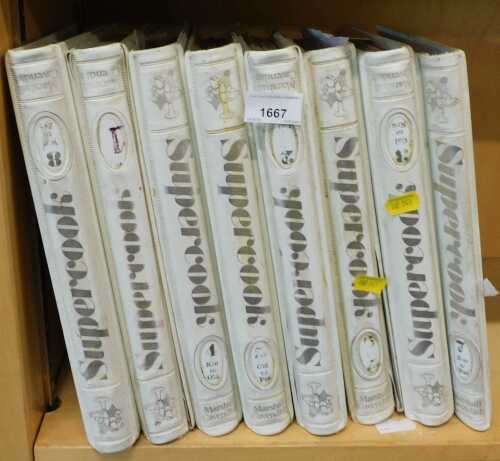 Various Super Cook books.