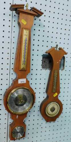 A wall barometer, and another. (2)