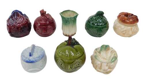 Various Sylvac and other preserve jars, to include the rare Tartar Sauce, 10cm high, Pickled...
